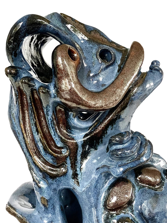 BIG Blue Heart Fish | Sculpture | Edition 1/1