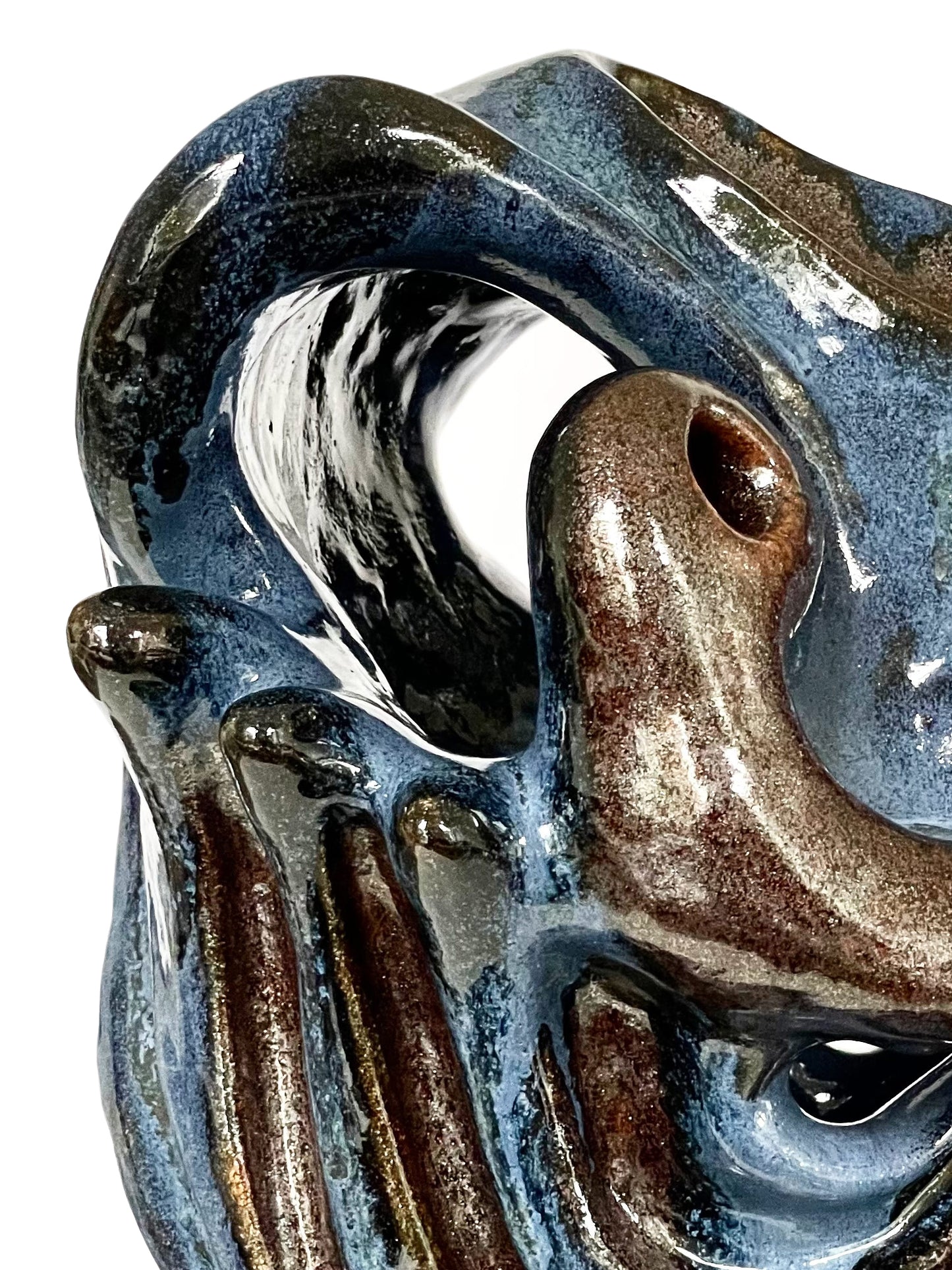 BIG Blue Heart Fish | Sculpture | Edition 1/1