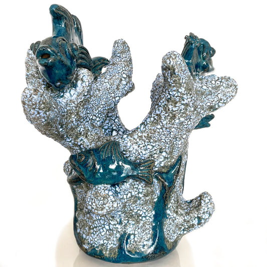 Blue Coral Reef - SCULPTURE - Edition of 1