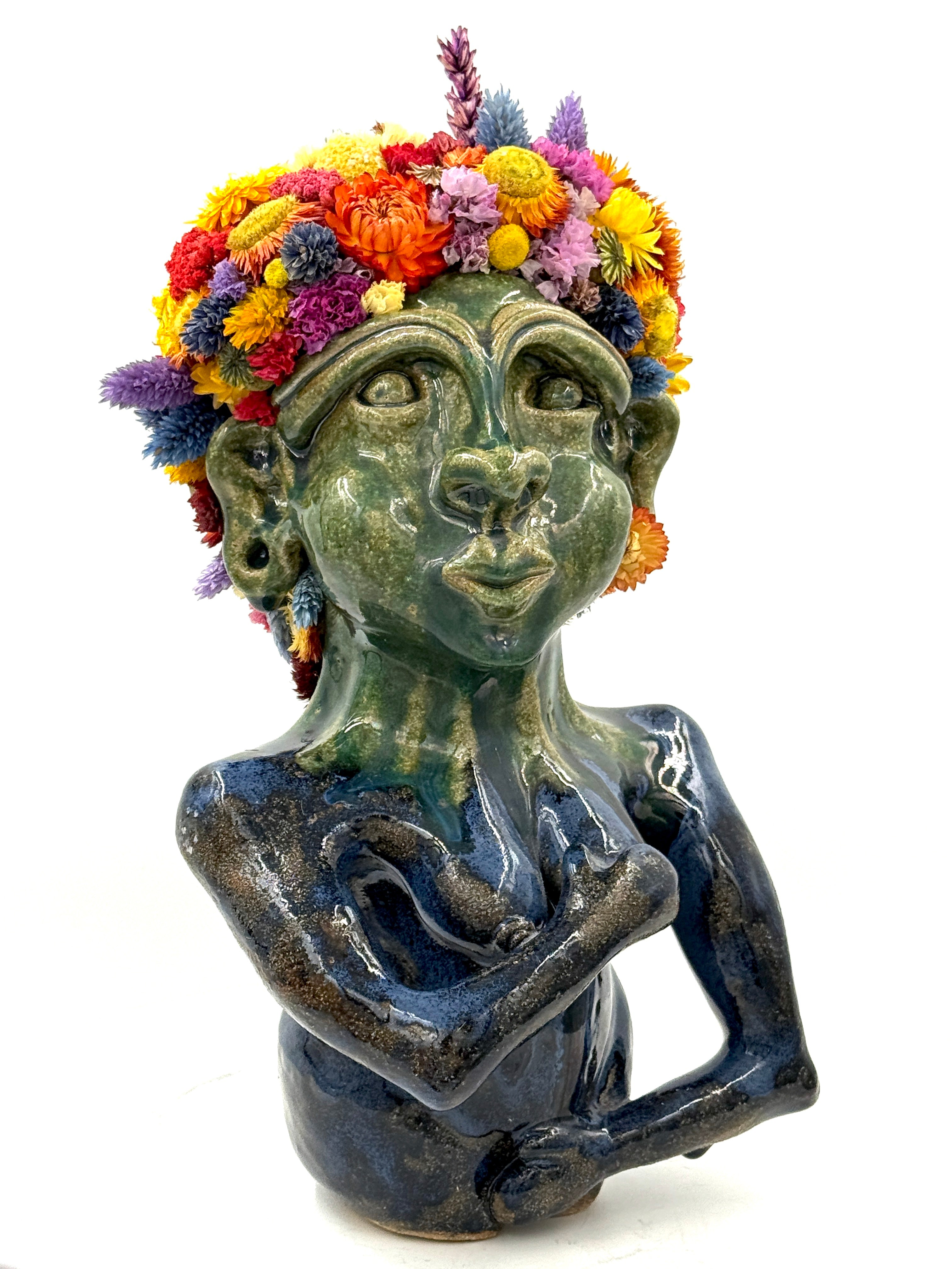 Kvinde bordskulptur på restaurant lumskebugten