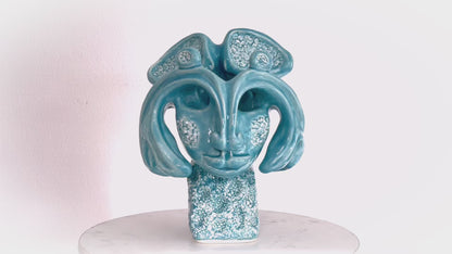 Turquoise Fish Woman | Sculpture | Edition of 1