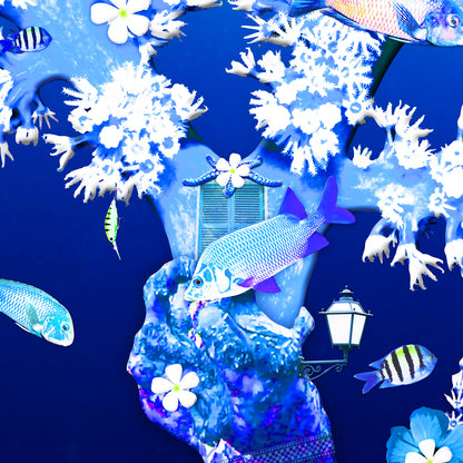 Blue Coral Reef  | 176x99 cm | edition of 7