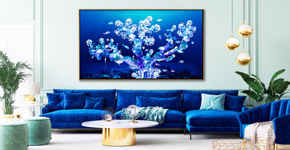 Blue Coral Reef  | 176x99 cm | edition of 7
