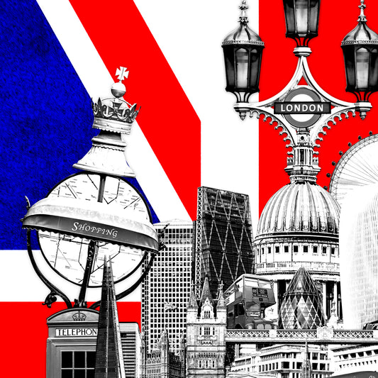 All in one umbrella - LONDON CITY ARTWORK - Edition of 10
