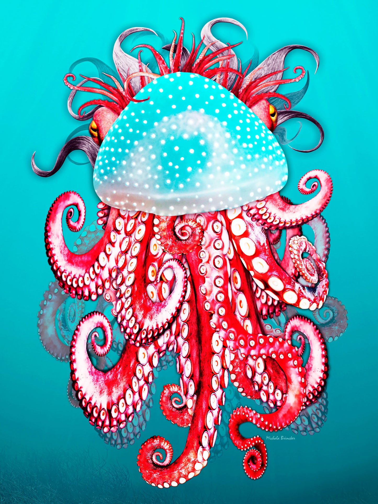 Octopus Jellyfish - OCTOPUS ARTWORK - Edition of 10