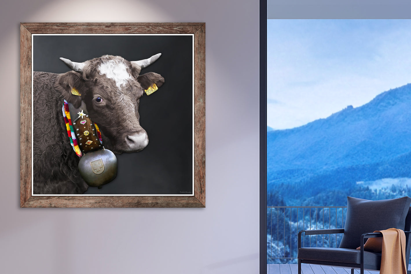 Swiss Cow - MOUNTAIN ARTWORK - Edition of 7